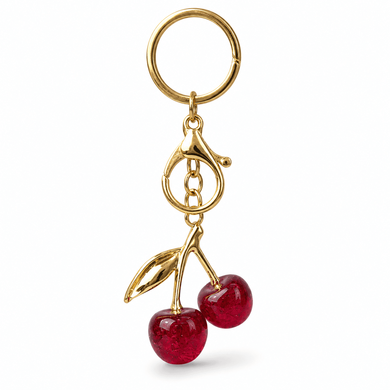 Cherry Charm Keychain
