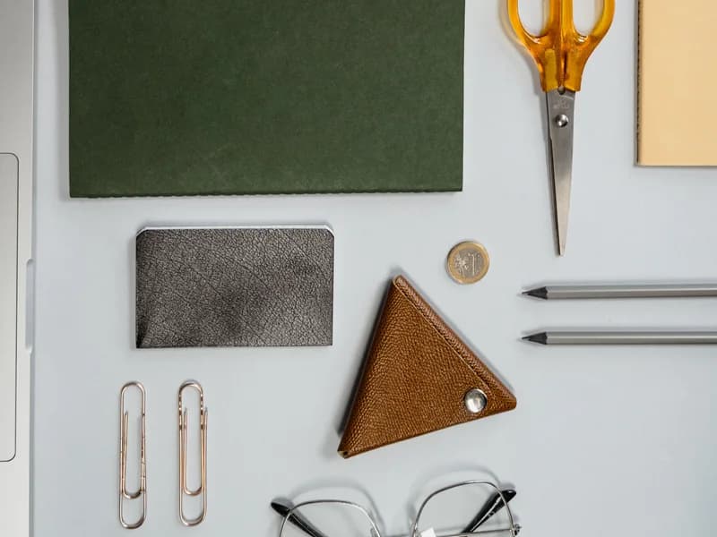 Desk accessories category with organised stationery and workspace tools