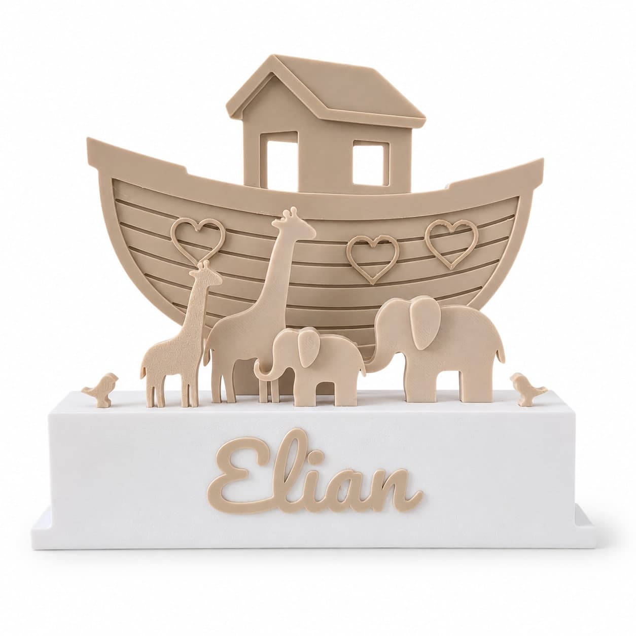 Personalised Ark & Animals Nursery Décor with Custom Name