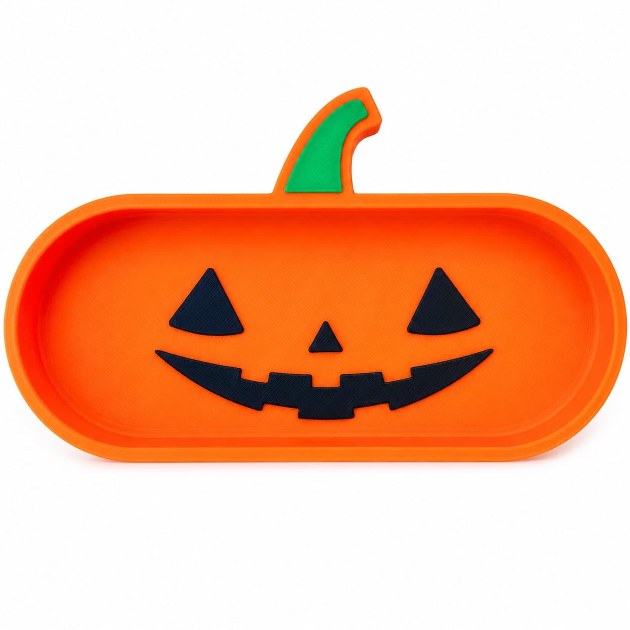 Halloween Pumpkin Organizer Tray for Glasses, Keys & Essentials